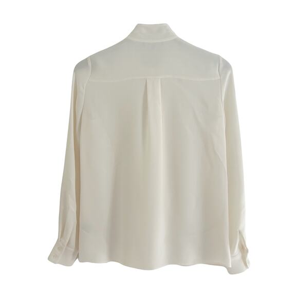 Lafayette 148 Silk Bates Button Down Sz XS - Picture 3 of 7